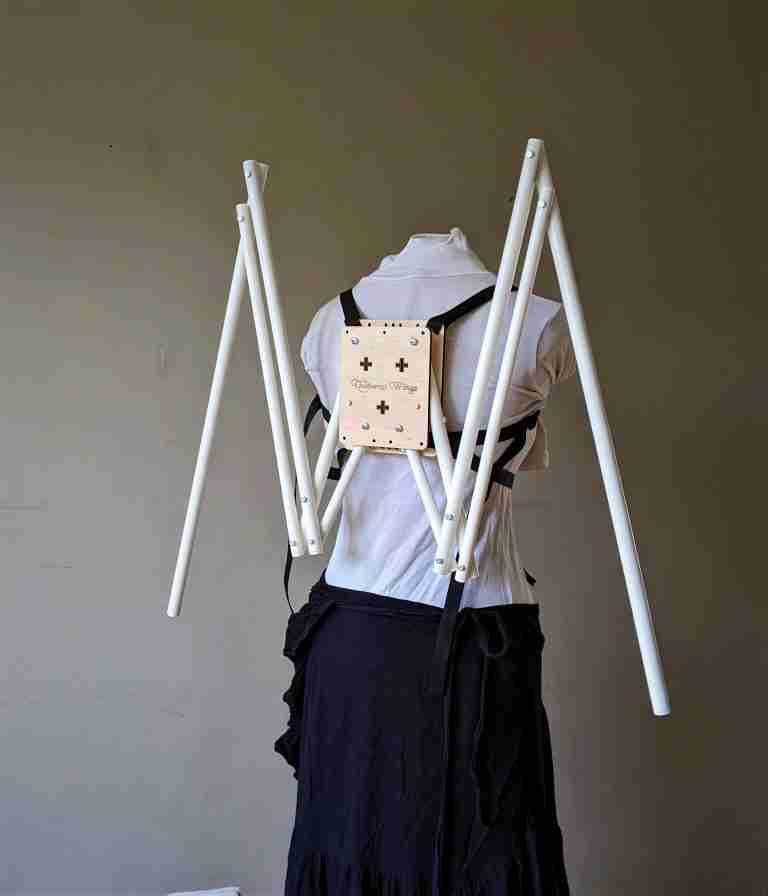 Image of cosplay wing frame