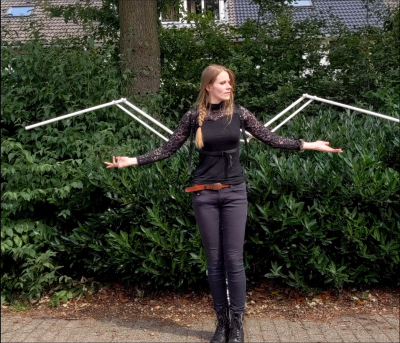 Mechanical Wings Frame - 'Large Sideways' - Assembled