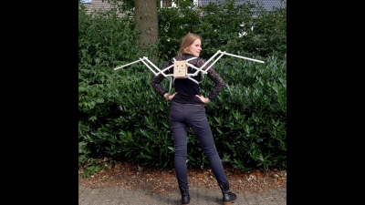 Mechanical Wings Frame - 'Small Sideways' - DIY kit - Image 5